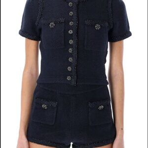 Self-Portrait Navy Cotton-Wool Set